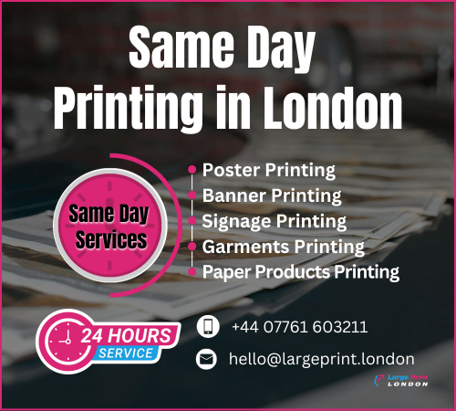 Same Day Printing in London